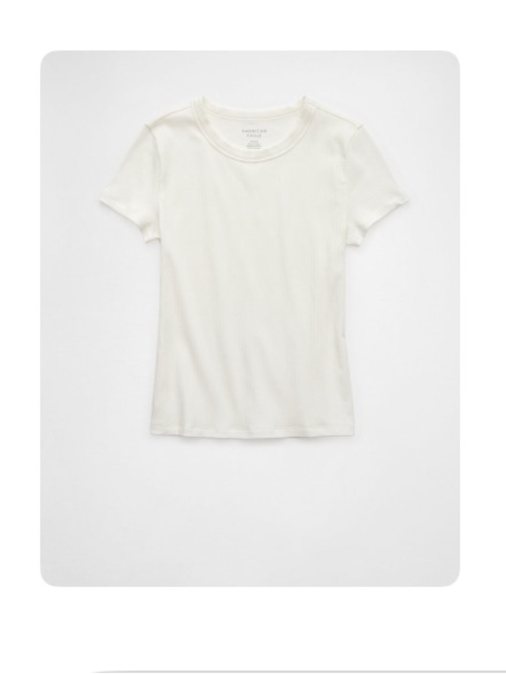 American Eagle Outfitters Waffle Baby Tee